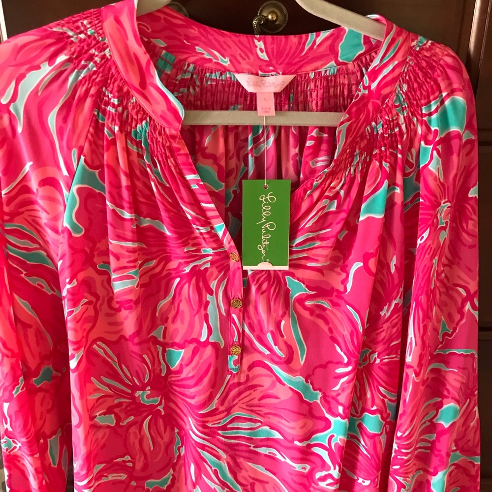 Lily Pulitzer silk top